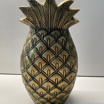 Vaas ananas koperkleurig